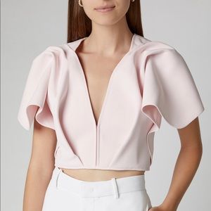 Acler Pink Crop Top Size 2